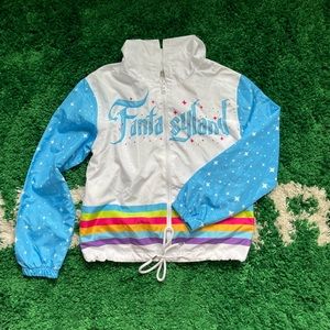 Official Disney World Fantasyland Light Rainbow Jacket